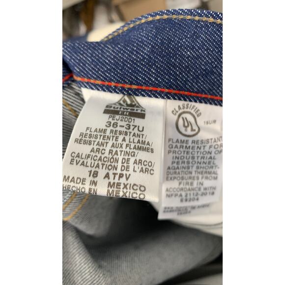 Bulwark Mens Relaxed Excel FR Jeans Size 36 x 31 PEJ2 Uniform Fire Resistant New - Picture 9 of 9